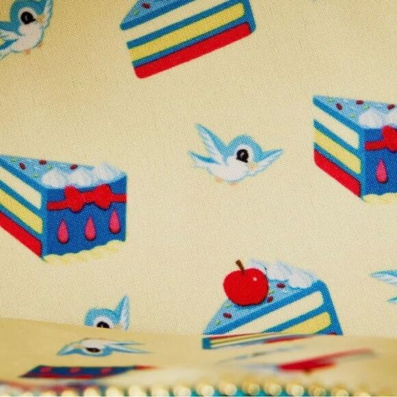 Loungefly Disney Snow White Cake Cosplay Crossbody Bag & Cardholder Set NWT - Picture 4 of 10